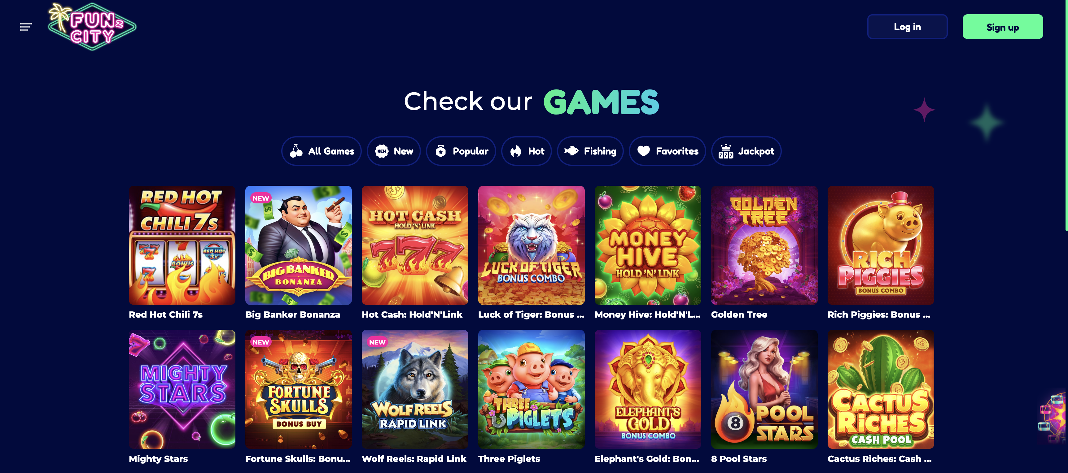 FunzCity Casino promo code