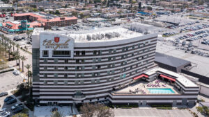 The Bicycle Casino in Bell Gardens, California is one of the cardrooms that could be sued by the state's tribes if the Tribal Nations Access to Justice Act passes.