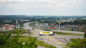 Gas stations and roadside conveniences such as those found at this highway junction in Cave City, Kentucky, are typical places to find gray market gambling machines.