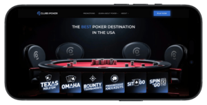 Clubs Poker games homescreen