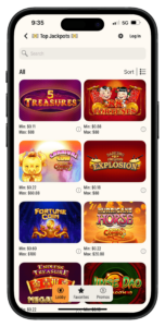 Caesars Palace Online Casino App Jackpots Screen