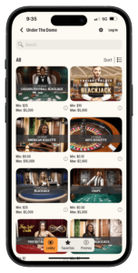 Caesars Palace Online Casino App Live Dealer Screen