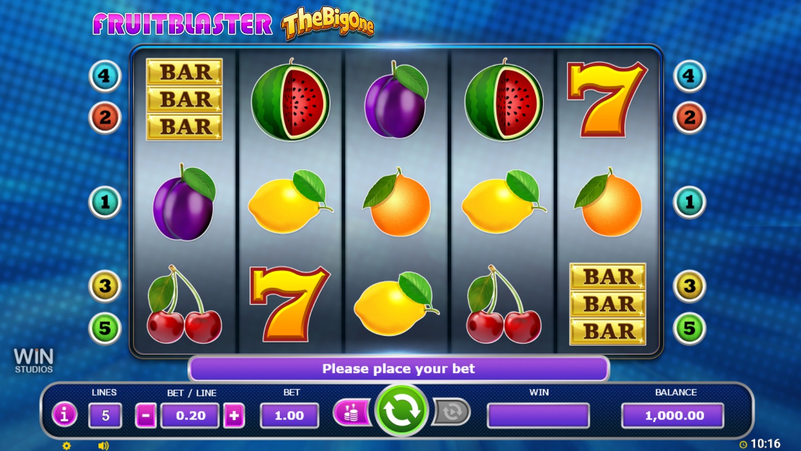 Fruit Blaster Slot Screenshot