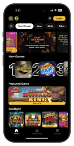 Golden Nugget Casino App Home Screen