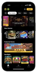 Golden Nugget Casino App Home Screen