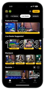 Golden Nugget Casino App Live Dealer Screen