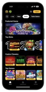 Golden Nugget Casino App Slots Screen