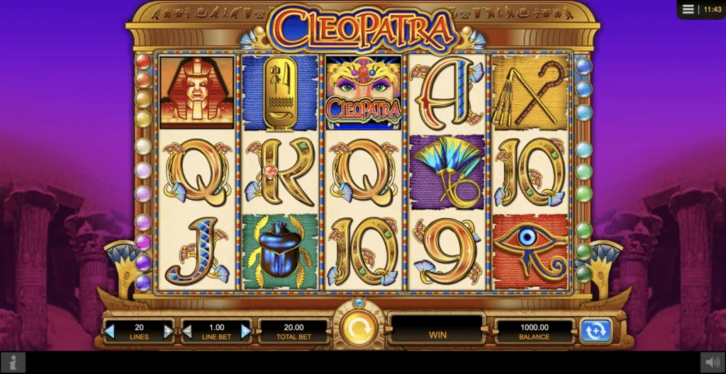 Cleopatra Slot Screenshot