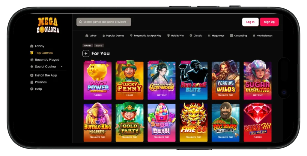 Mega Bonanza games