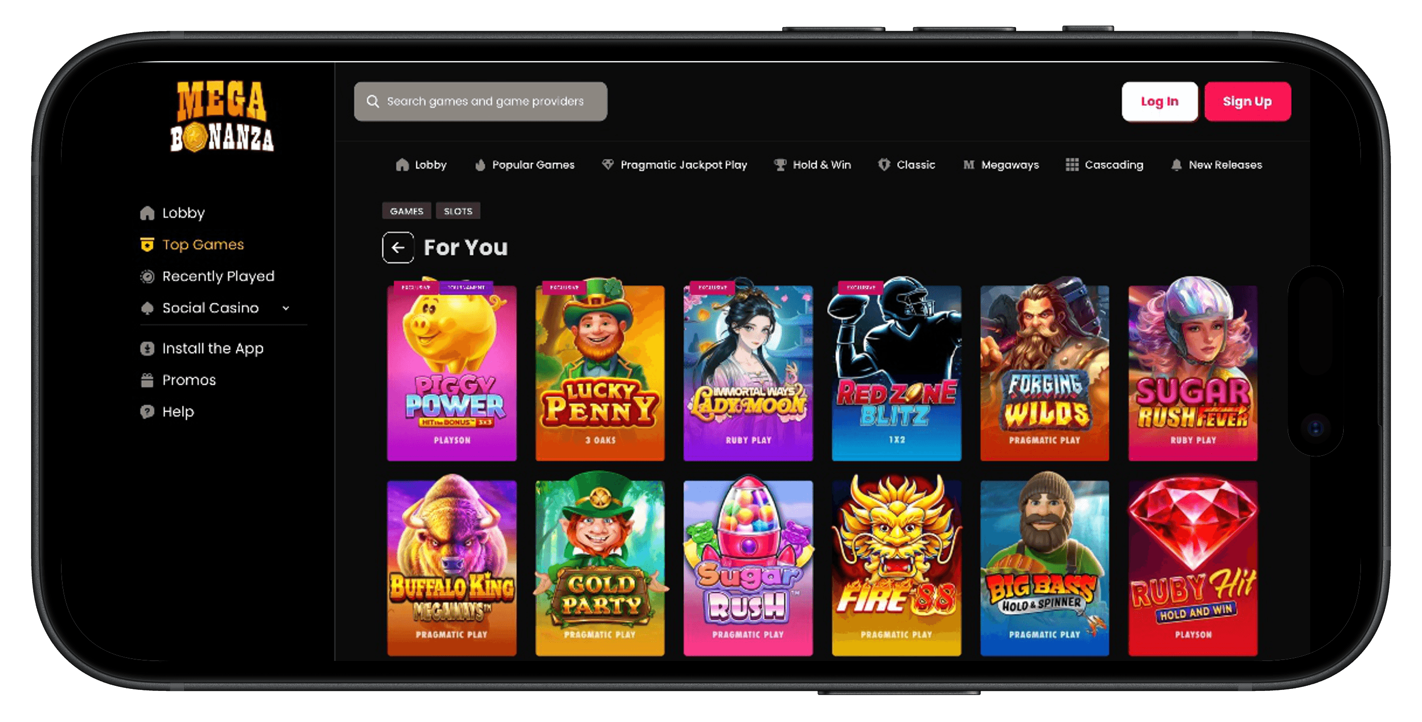 Mega Bonanza games