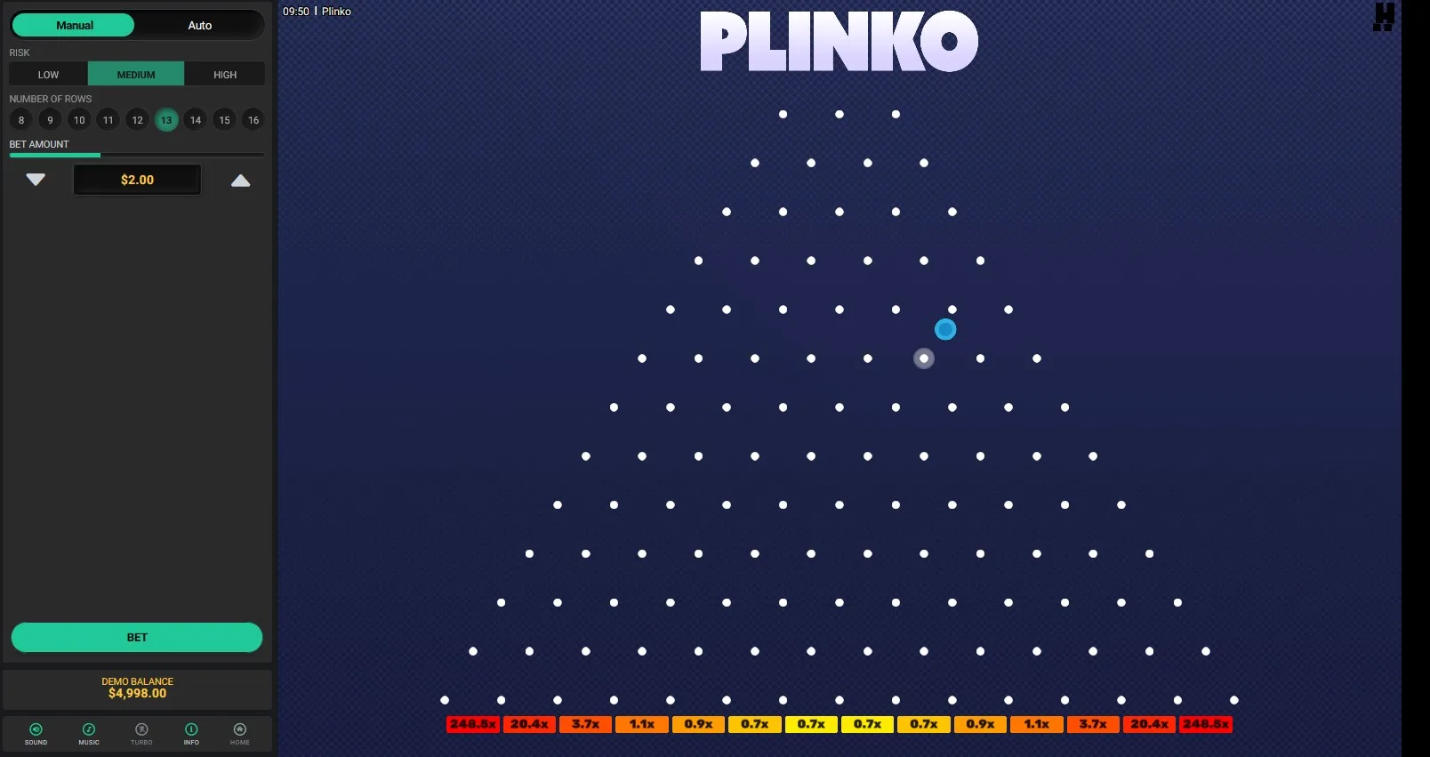 Plinko Step Three