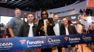 on sunday, ocean casino welcomed jay-z and fanatics' michael rubin—hosts of a star-studded celebration for fanatics' new retail sportsbook.