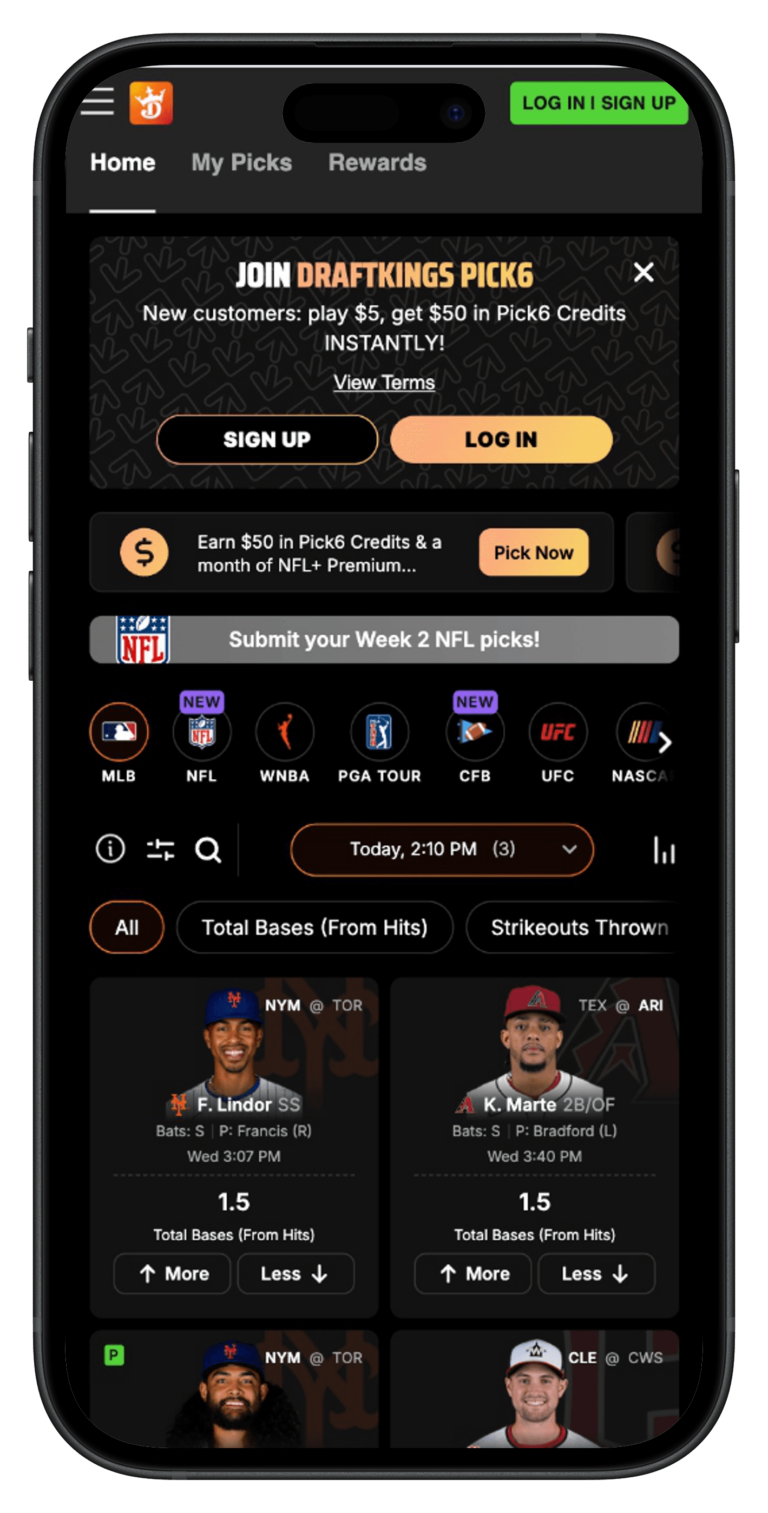 DraftKings Pick6 Promo Code - March 2025