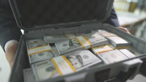 A briefcase of money
