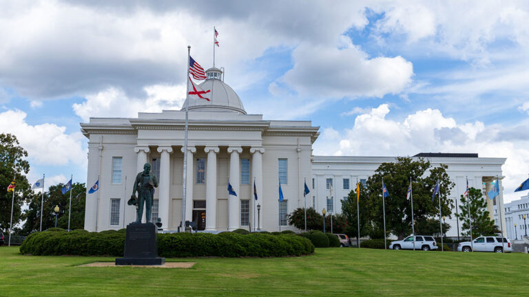 Alabama State Capitol building in Montgomery