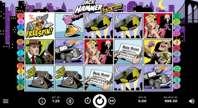 Jack Hammer slot Game Screen