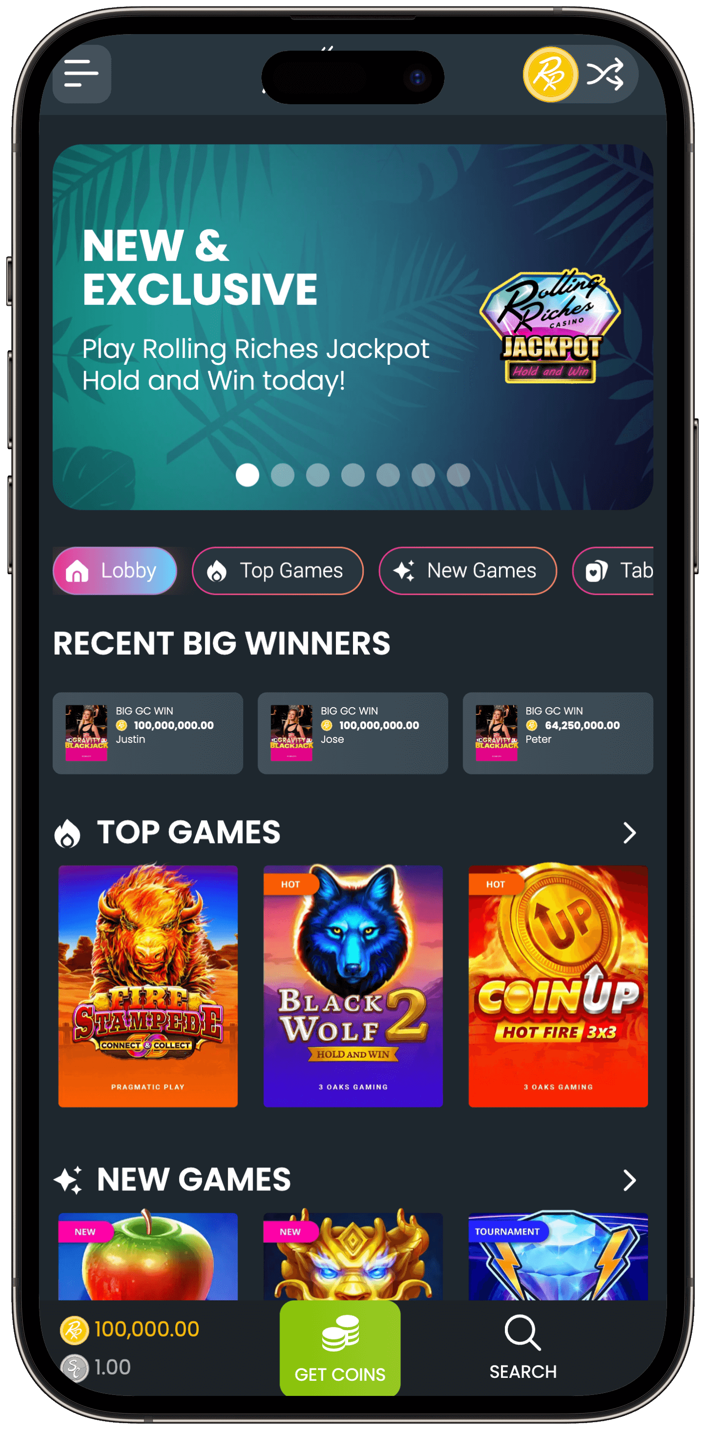 Rolling Riches Casino Mobile