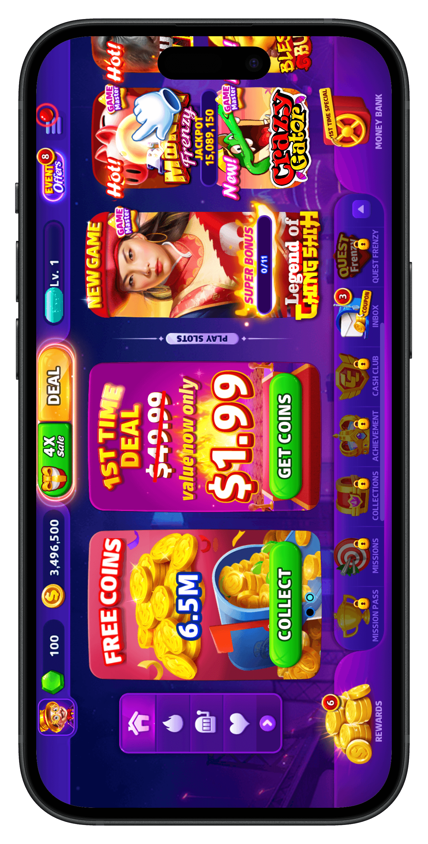 Cash Frenzy Casino App