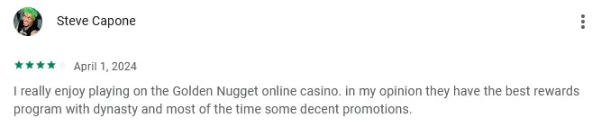 Golden Nugget Online Casino Play Store Review