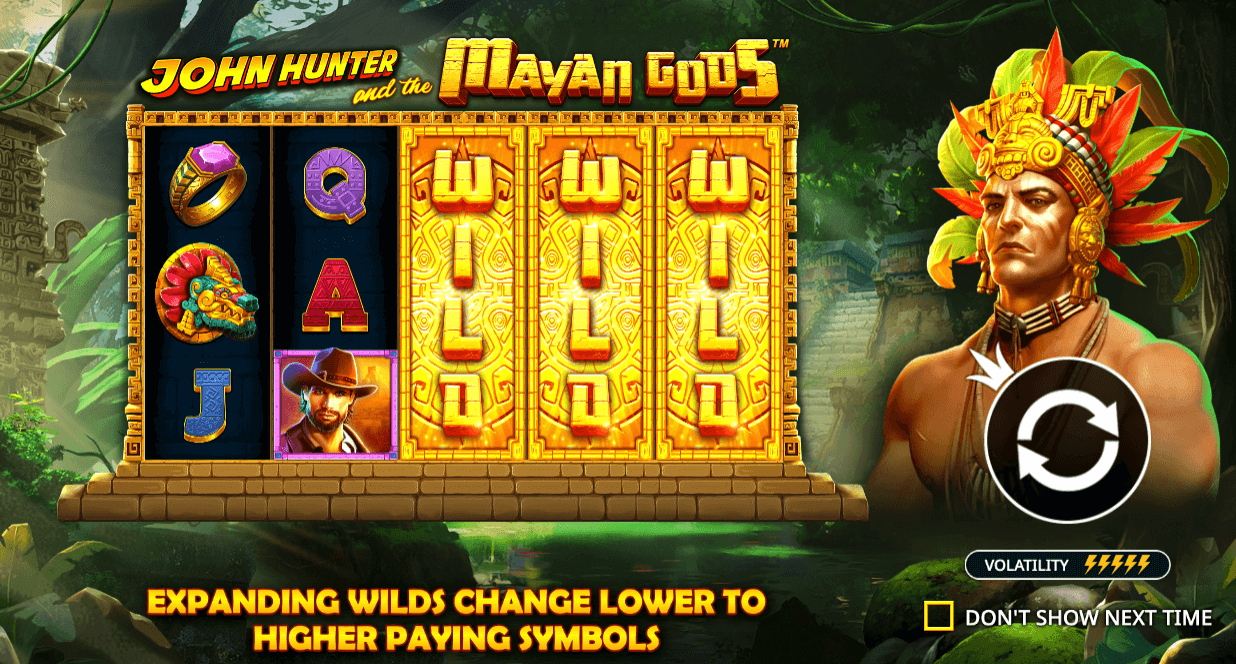 John Hunter Mayan Slot at BetRivers.net