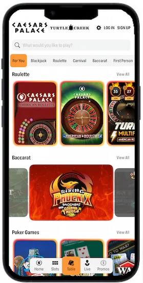 Caesars Palace Online Casino mobile app (3)