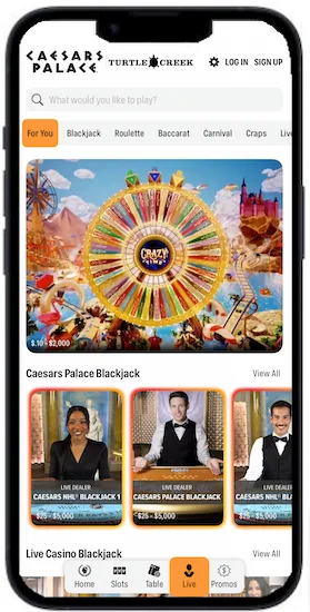 Caesars Palace Online Casino mobile app (2)