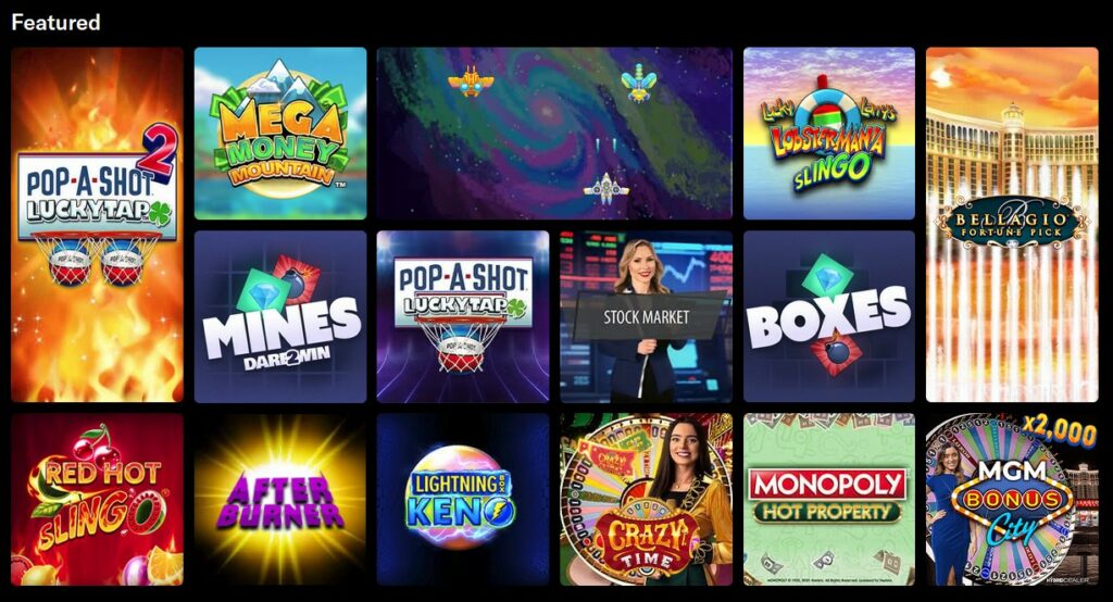 BetMGM Arcade Games