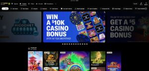 BetMGM Casino Homepage