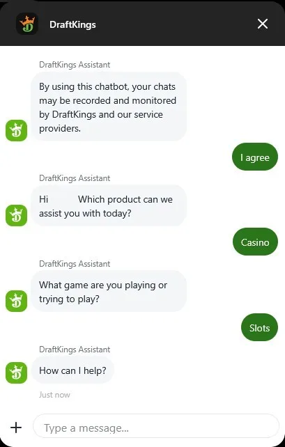 DraftKings Chatbot