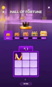 Hall of Fortune Hammers Crown Coins Casino