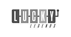 lucky legends logo bw transparent