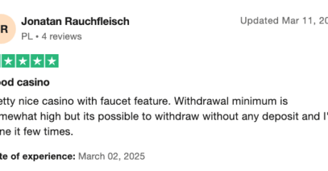 Jonatan LuckyBird Trustpilot review