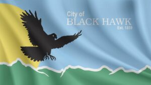 the flag of black hawk colorado