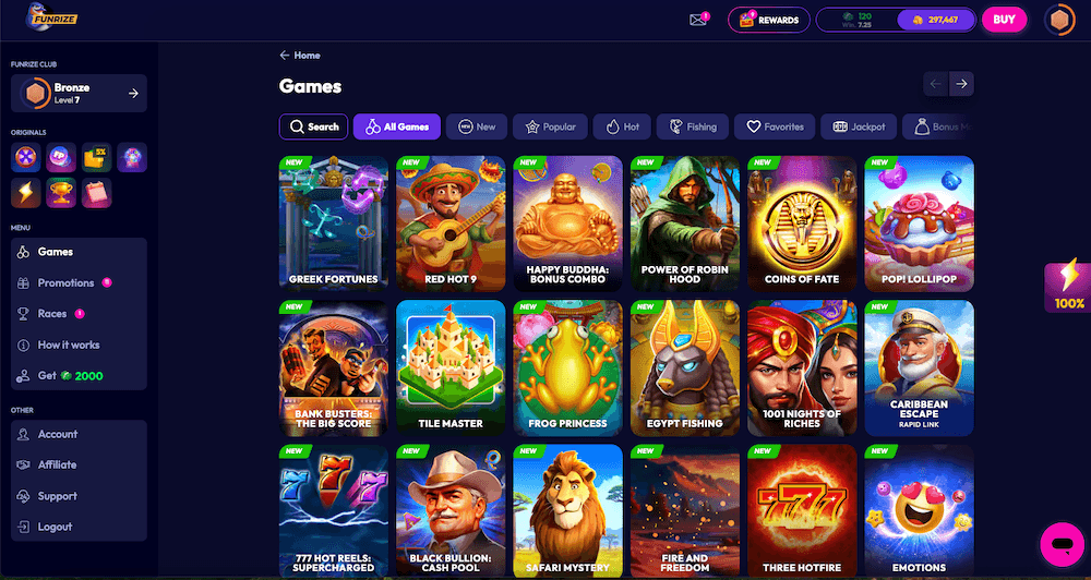 Games at Funrize