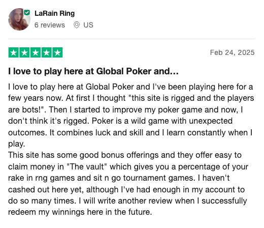 Global Poker user review