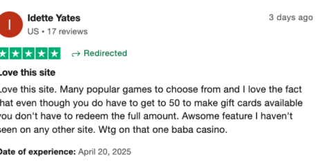 Baba Casino Review Trustpilot 1