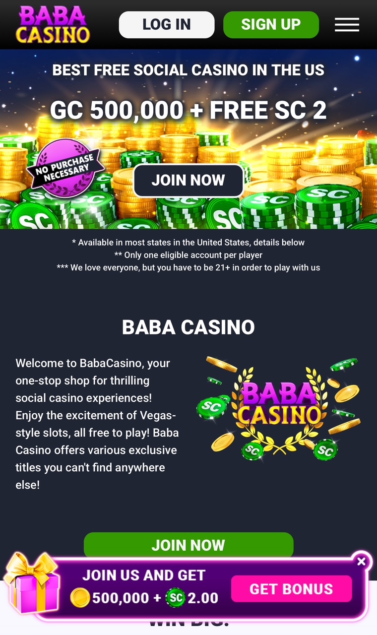 My Experience with the Baba Sweepstakes Casino Promo Code Offer