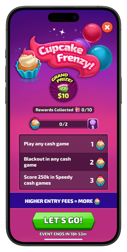 Big Cash Bingo Cupcake Frenzy