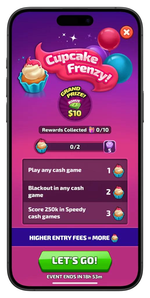 Big Cash Bingo Cupcake Frenzy