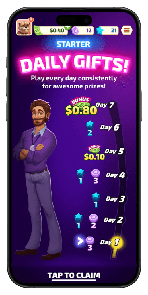 Big Cash Bingo Daily Gifts