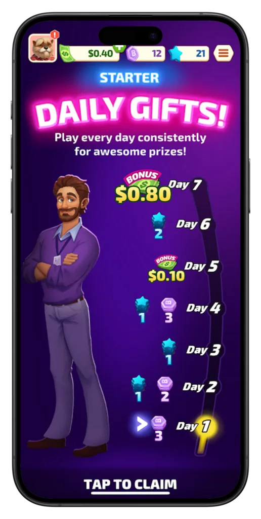 Big Cash Bingo Daily Gifts