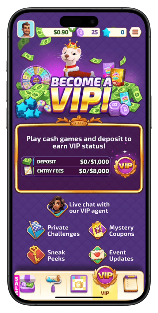 Big Cash Bingo VIP Page