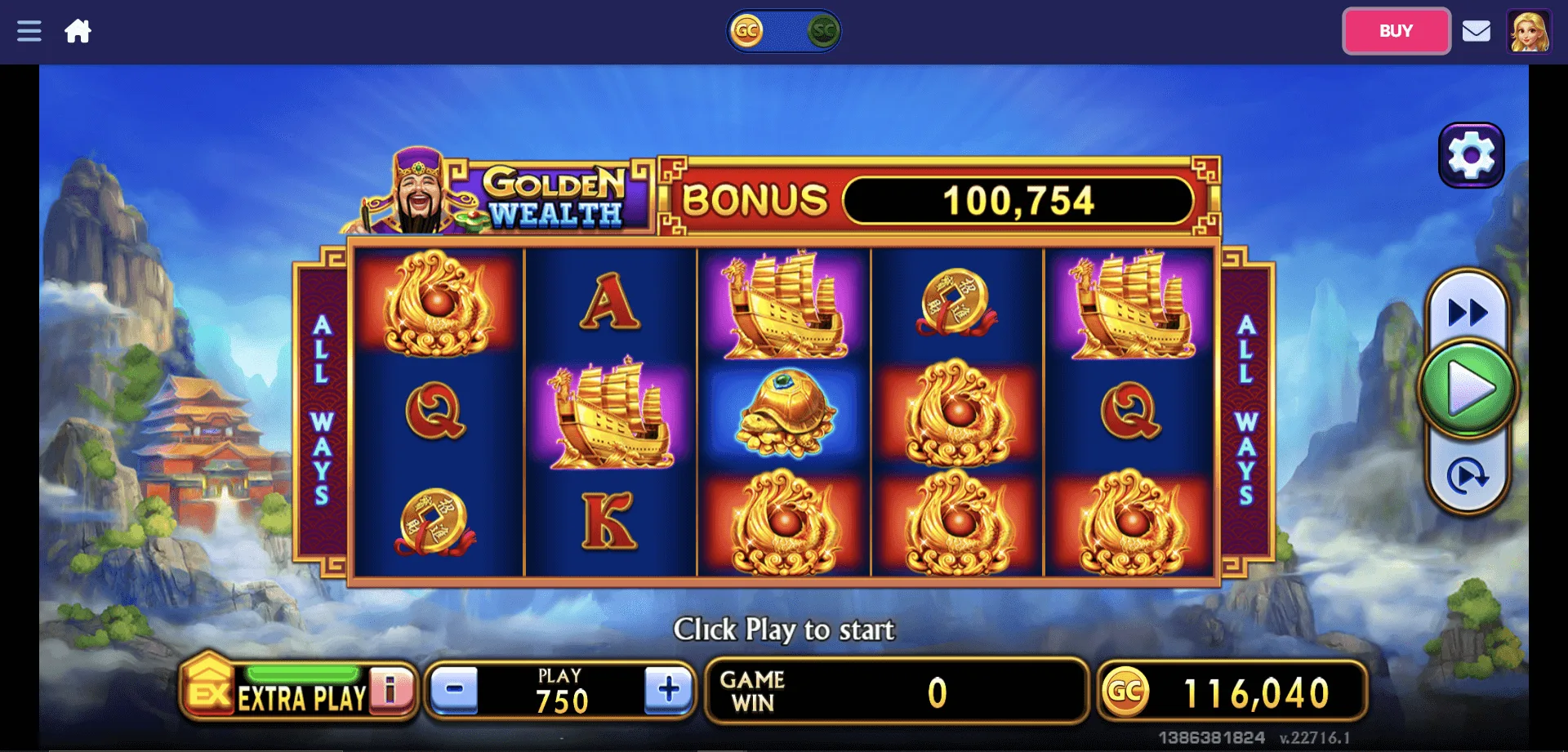 Dara casino Golden Wealth