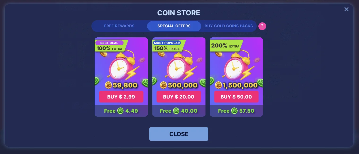Dara casino Coin Purchase Process