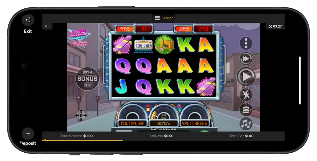 Fanatics Casino 1.21 Gigawatts Slot