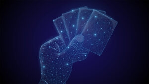 Networked Multistate Online Poker Constellation Hand Cards