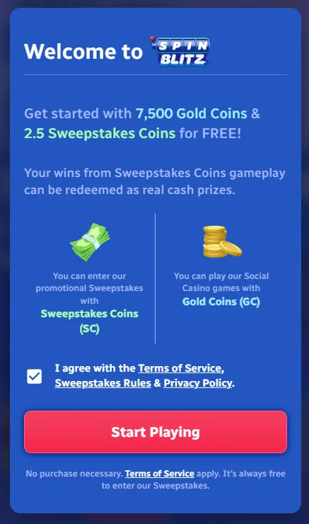 SpinBlitz for Bonuses