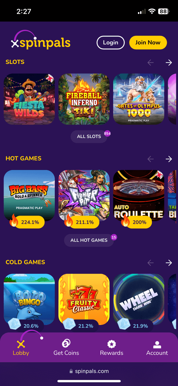 SpinPals Game on mobile