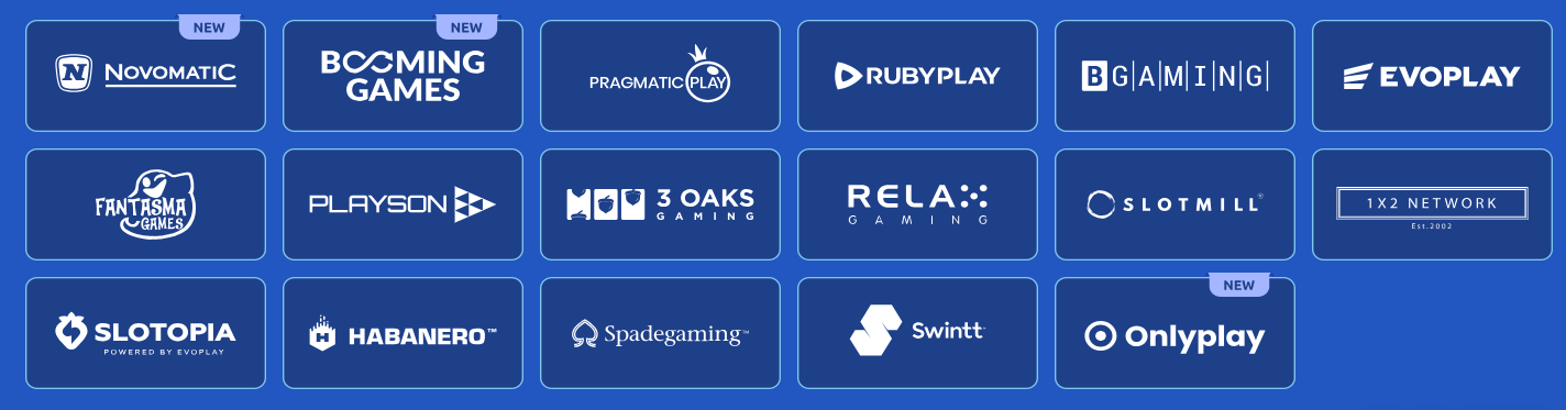 Spinblitz Game Selection