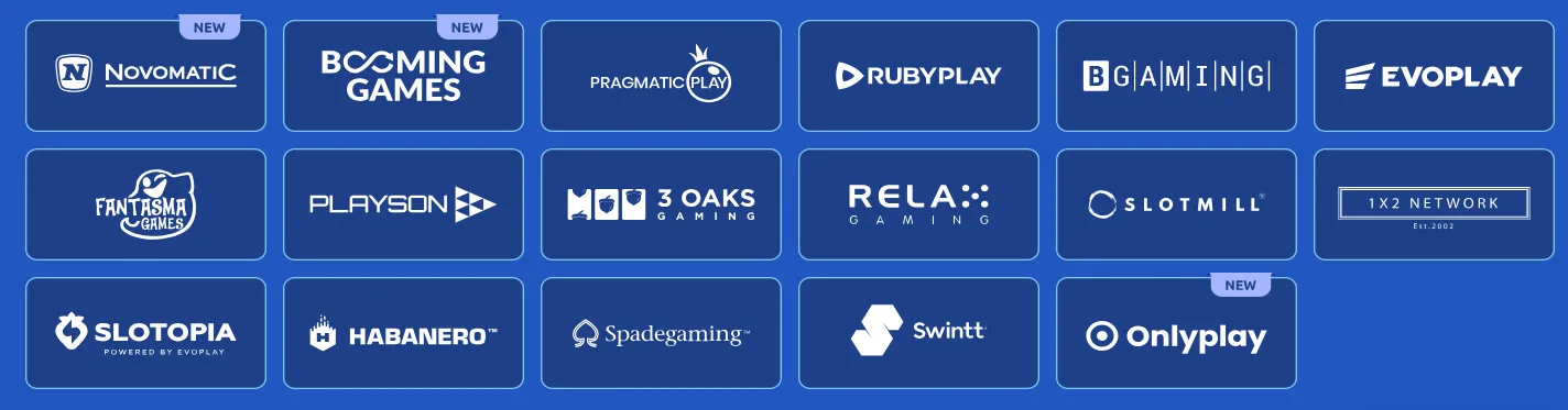 Spinblitz Game Selection